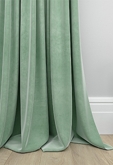 Premier Velvet (Thermal Blackout), Antique Jade - Made to Measure Curtains